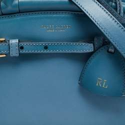 مملوكة مسبقًا Ralph Lauren RL50 Mini Blue Ombre Leather Bag