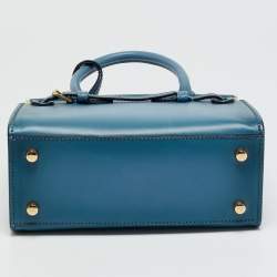 مملوكة مسبقًا Ralph Lauren RL50 Mini Blue Ombre Leather Bag