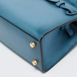 مملوكة مسبقًا Ralph Lauren RL50 Mini Blue Ombre Leather Bag