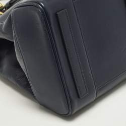 Pre Owned حقيبة يد رالف لورين ريكي 33 جلد كحلي