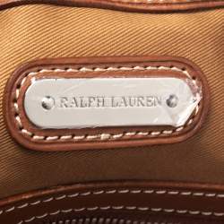 مملوكة مسبقًا Ralph Lauren Hot Pink Canvas and Leather Tassel Tote