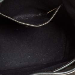 Pre Owned Ralph Lauren Olive Green Leather Ricky Drawstring Bucket Bag