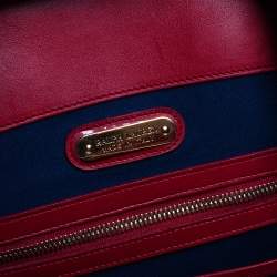 Pre Owned Ralph Lauren Red Leather Ricky 32 Tote