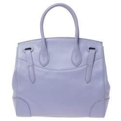 مملوكة مسبقًا حقيبة يد رالف لورين ريكي 32 جلد أرجواني فاتح