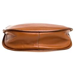 Pre Owned Ralph Lauren Tan Leather Hobo 