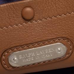 Pre Owned Ralph Lauren Brown Soft Leather Ricky 33 Tote