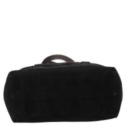 Pre Owned Ralph Lauren Black Canvas Shopper Tote