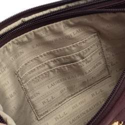 مملوكة مسبقًا حقيبة كروس رالف لورين نايلون عنابي