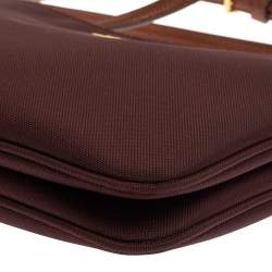 مملوكة مسبقًا حقيبة كروس رالف لورين نايلون عنابي