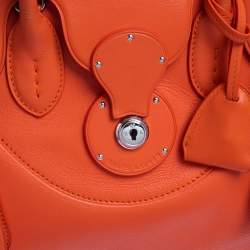 Pre Owned Ralph Lauren Brown Soft Leather Ricky 33 Tote