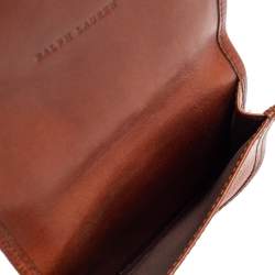 Pre Owned Ralph Lauren Tan Leather Mini Waist Bag