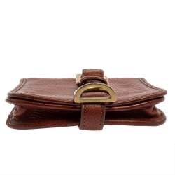 Pre Owned Ralph Lauren Tan Leather Mini Waist Bag