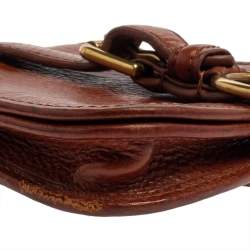 Pre Owned Ralph Lauren Tan Leather Mini Waist Bag