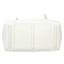 Pre Owned حقيبة رالف لورين ريكي سوفت جلد أبيض