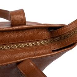 Pre Owned Ralph Lauren Brown Leather Tote