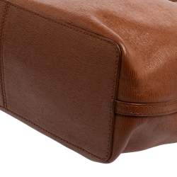 Pre Owned Ralph Lauren Brown Leather Tote