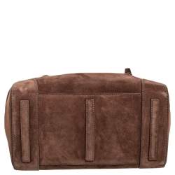 Pre Owned Ralph Lauren Brown Nubuck Leather Ricky Tote