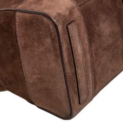 Pre Owned Ralph Lauren Brown Nubuck Leather Ricky Tote