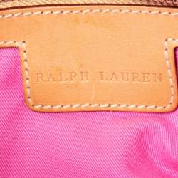 مملوكة مسبقًا Ralph Lauren Multicolor Floral Print Canvas Small Boston Bag