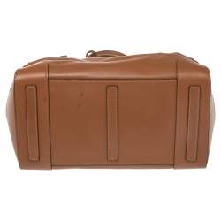 مملوكة مسبقًا حقيبة ساتشل رالف لورين ريكي جلد بني فاتح 