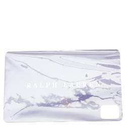 Pre Owned حقبة ساتشل رالف لورين ريكي جلد أحمر 