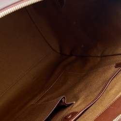 مملوكة مسبقًا Ralph Lauren Brown Leather Bedford Satchel