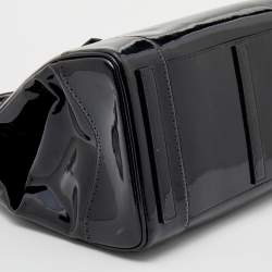 Pre Owned Ralph Lauren Black Patent Leather Ricky Tote