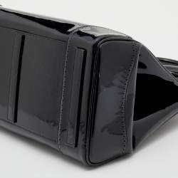 Pre Owned Ralph Lauren Black Patent Leather Ricky Tote