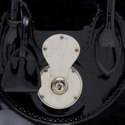 Pre Owned Ralph Lauren Black Patent Leather Ricky Tote