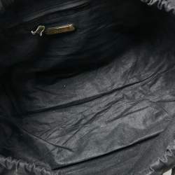 مملوكة مسبقًا حقيبة يد توتس رالف لورين فاشيتا جلد أسود