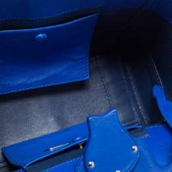 Pre Owned Ralph Lauren Blue Leather Ricky Crossbody Bag