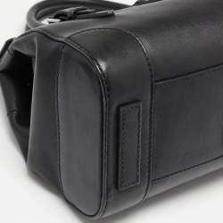 Pre Owned Ralph Lauren Black Leather Ricky 27 Satchel 