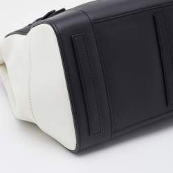 Pre Owned Ralph Lauren Black/White Leather Soft Ricky Tote