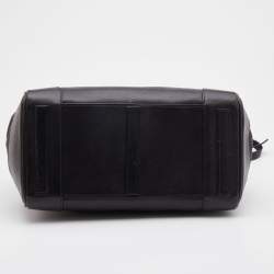 Pre Owned Ralph Lauren Black Leather Western Ricky Satchel