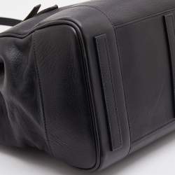 Pre Owned Ralph Lauren Black Leather Western Ricky Satchel