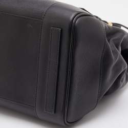 Pre Owned Ralph Lauren Black Leather Western Ricky Satchel