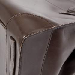Pre Owned Ralph Lauren Dark Brown Leather Ricky 33 Tote