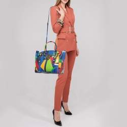 Pre Owned Ralph Lauren Multicolor Soft Leather Ricky Tote
