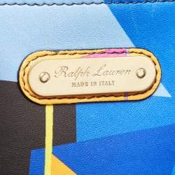 Pre Owned Ralph Lauren Multicolor Soft Leather Ricky Tote
