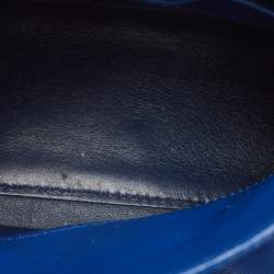 Pre Owned  Ralph Lauren Blue Leather Soft Ricky Tote
