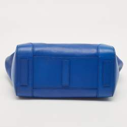 Pre Owned  Ralph Lauren Blue Leather Soft Ricky Tote
