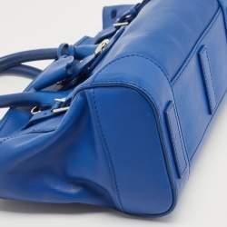 Pre Owned  Ralph Lauren Blue Leather Soft Ricky Tote
