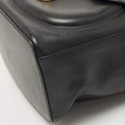 Pre Owned Ralph Lauren Black Leather Ricky Drawstring Bucket Bag