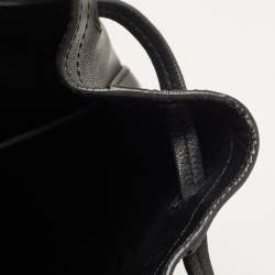 Pre Owned Ralph Lauren Black Leather Ricky Drawstring Bucket Bag