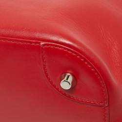 Pre Owned Ralph Lauren Red Leather Tote