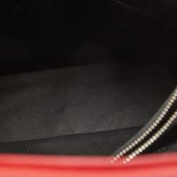 Pre Owned Ralph Lauren Red Leather Tote