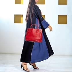 Pre Owned Ralph Lauren Red Leather Tote