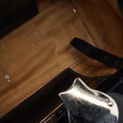 Pre Owned Ralph Lauren Black Leather Mini Ricky Tote