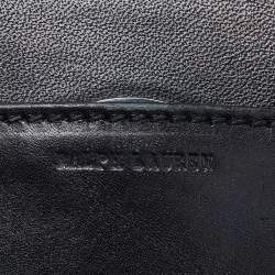 Pre Owned Ralph Lauren Black Leather Mini Ricky Tote