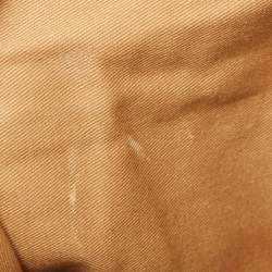 Pre Owned Ralph Lauren Black Leather Logo Embossed Flap Messenger Bag